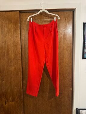 a new day Bright Red Ankle Pants